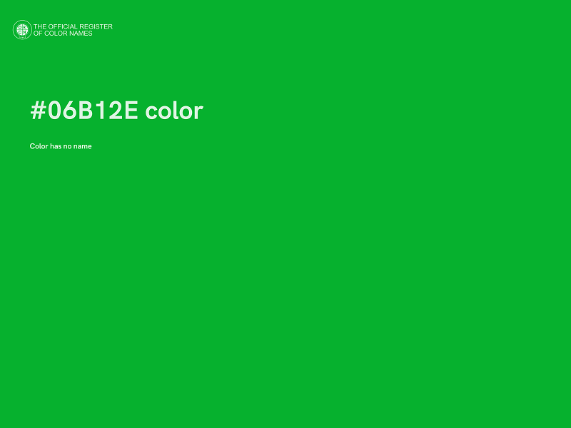 #06B12E color image