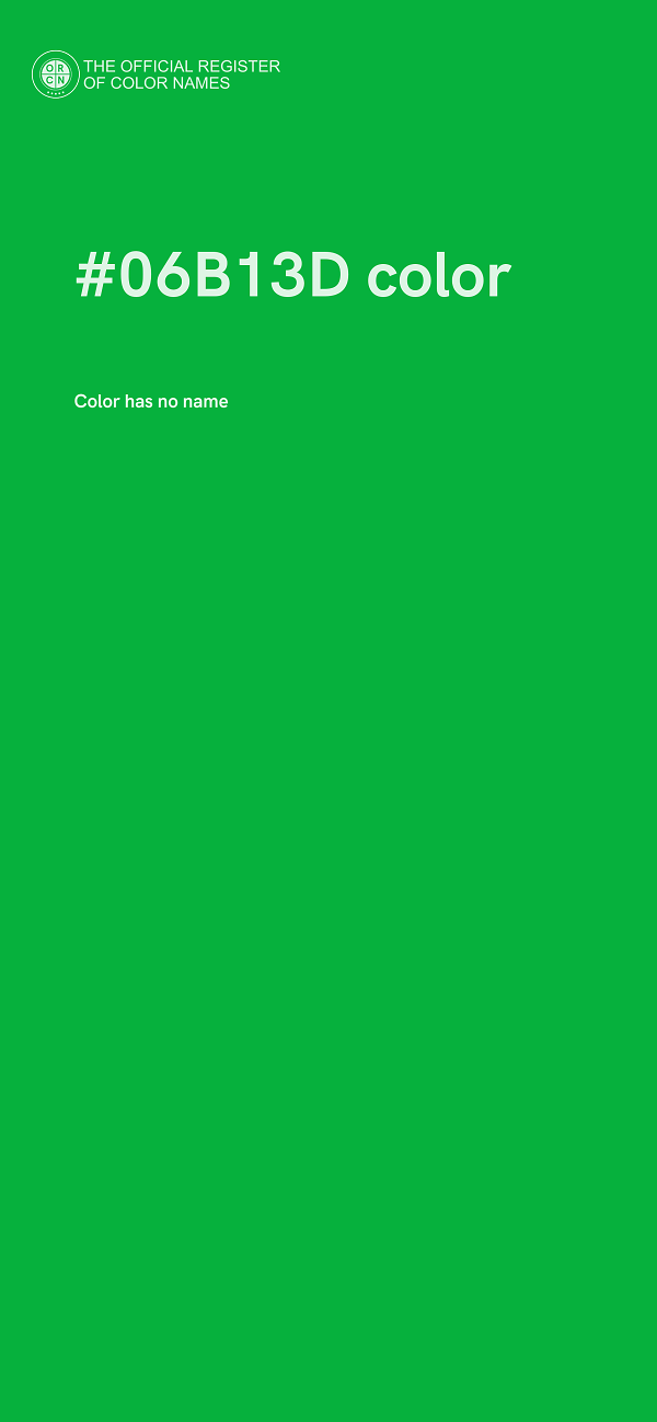 #06B13D color image