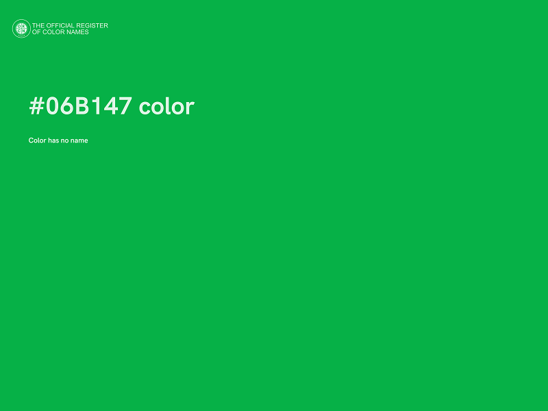 #06B147 color image