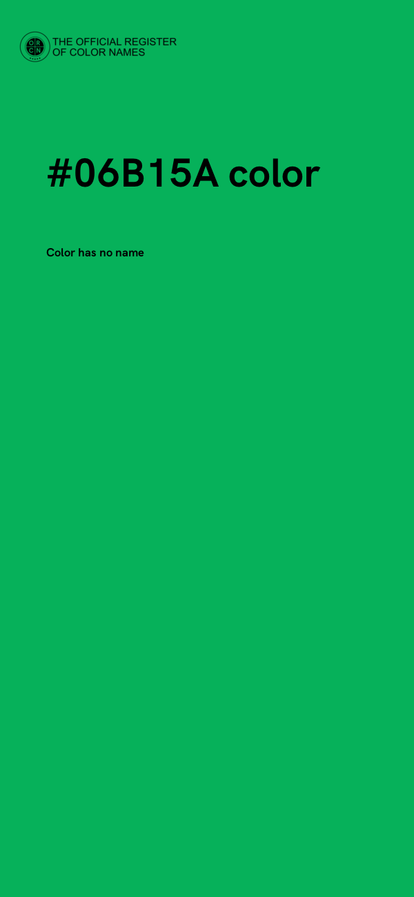 #06B15A color image