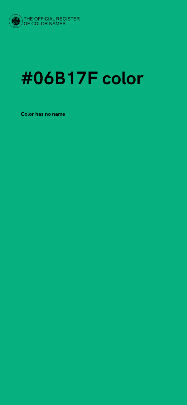 #06B17F color image