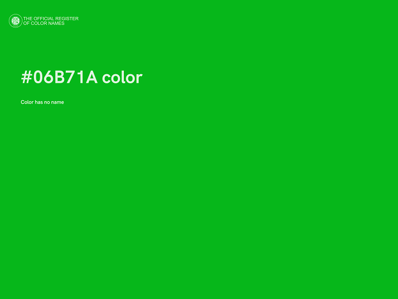 #06B71A color image