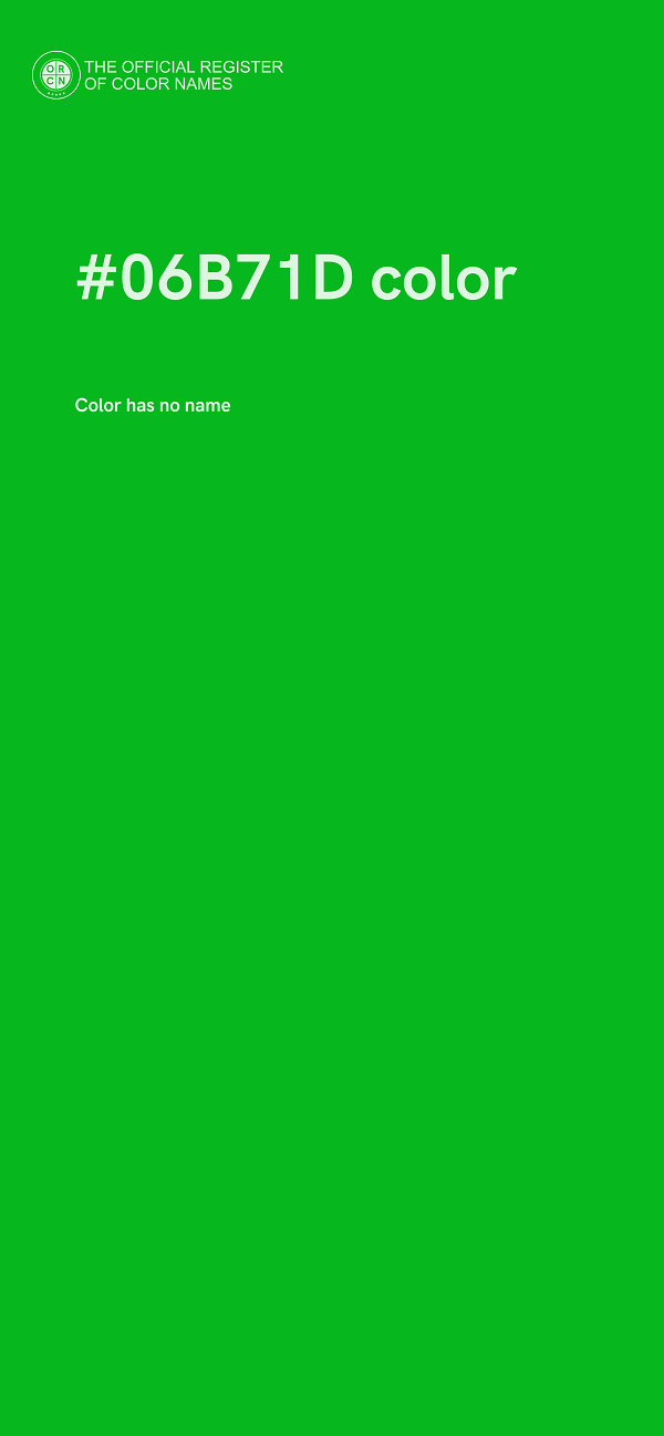 #06B71D color image