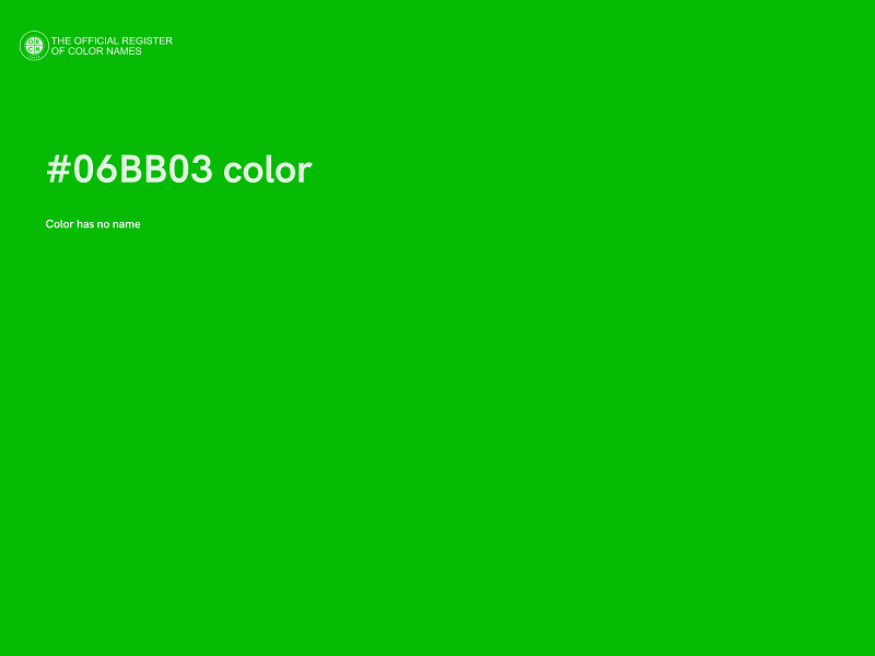 #06BB03 color image