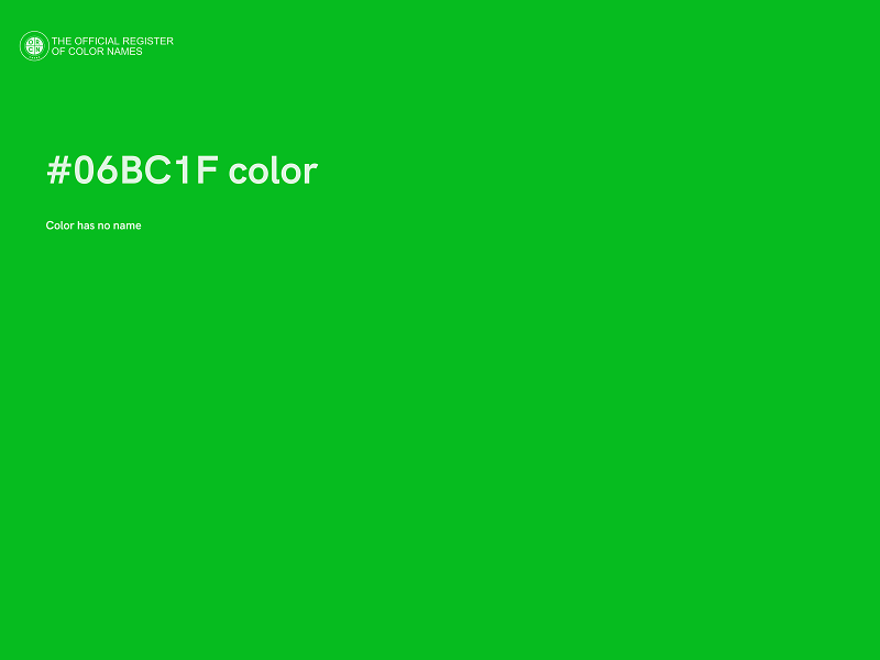 #06BC1F color image