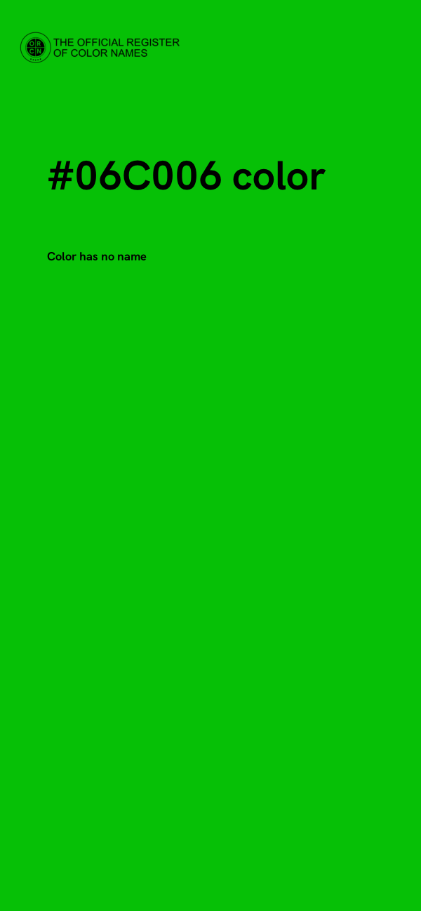 #06C006 color image