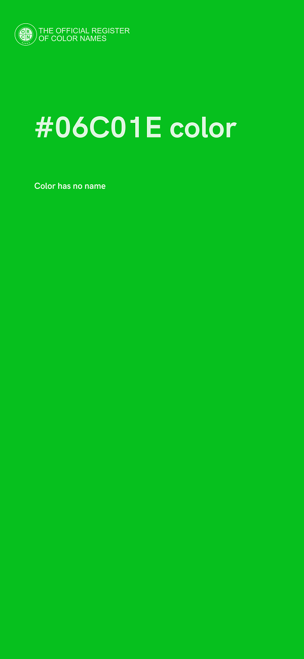 #06C01E color image