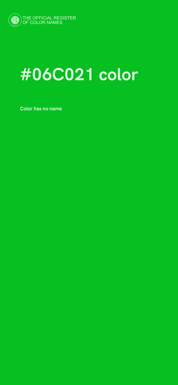 #06C021 color image