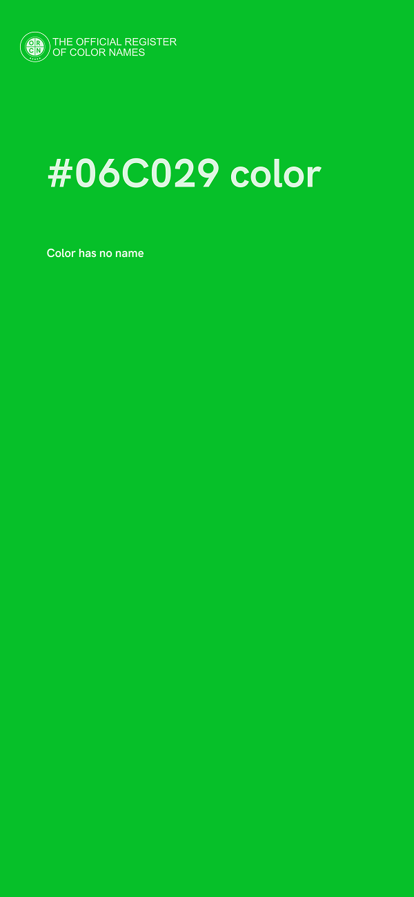 #06C029 color image