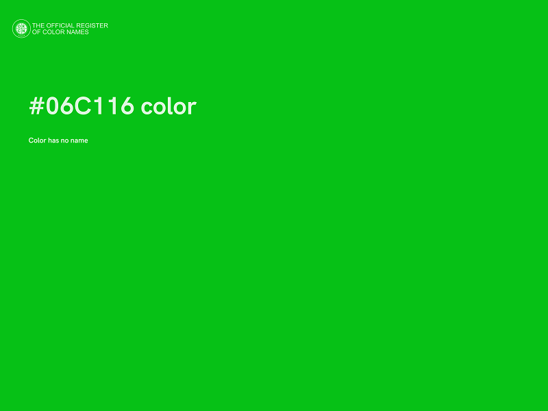 #06C116 color image