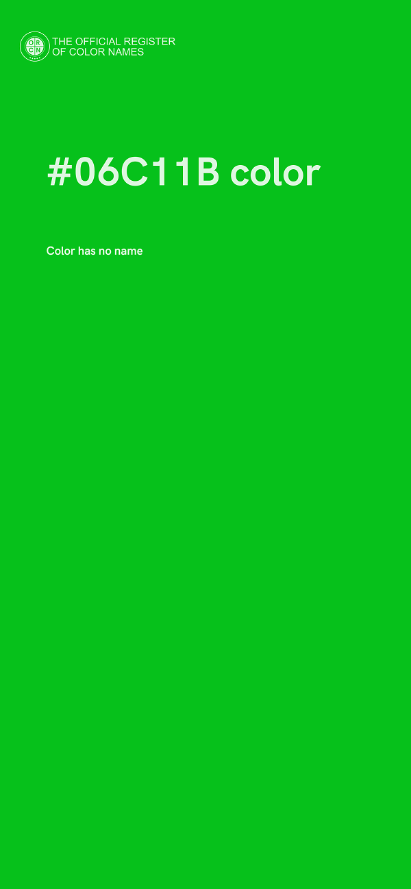 #06C11B color image
