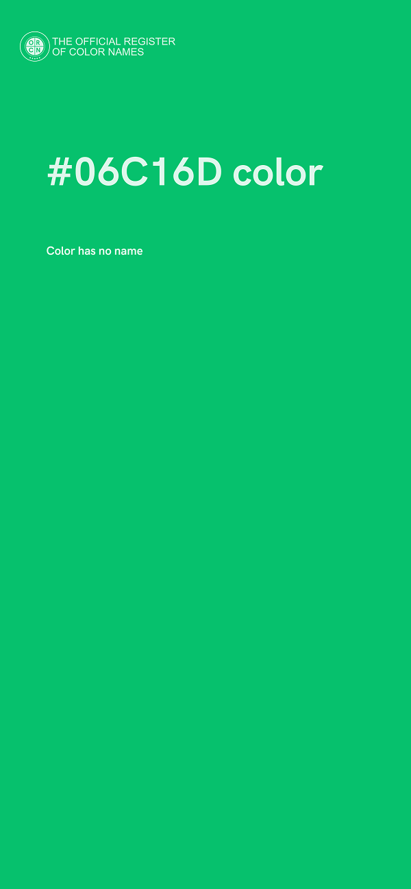 #06C16D color image