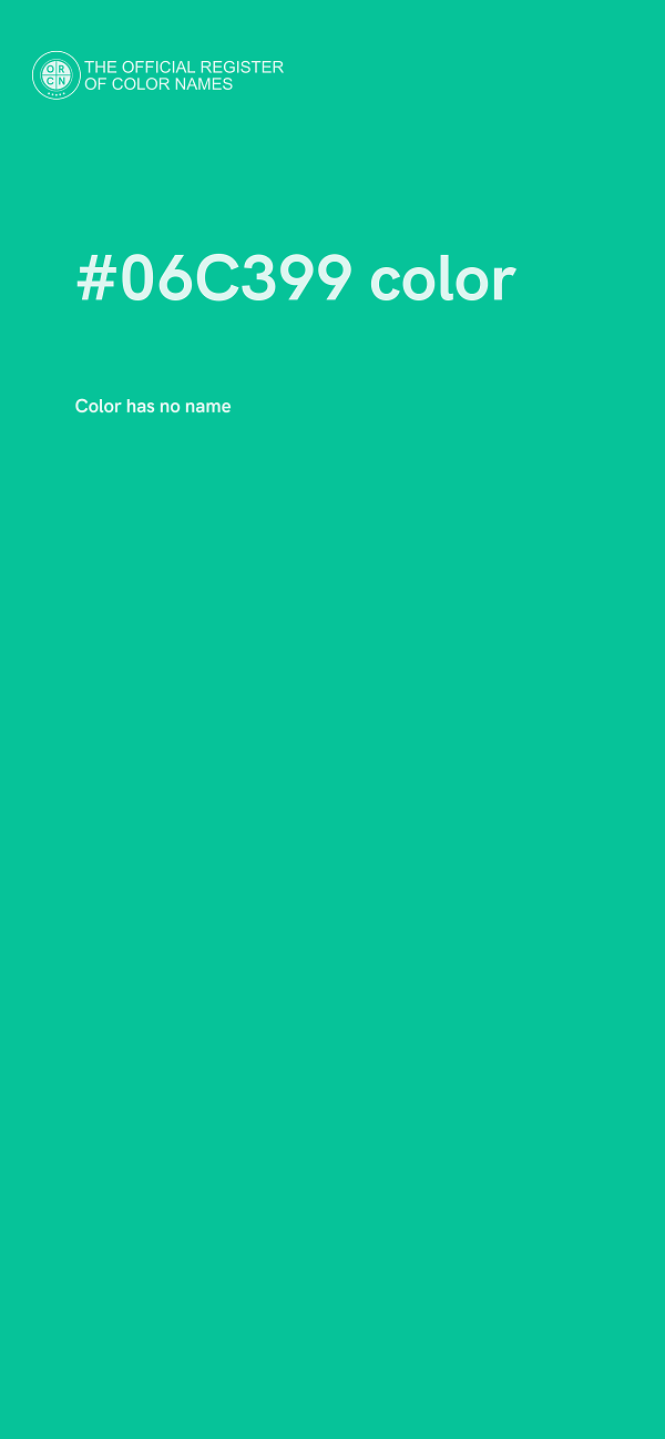 #06C399 color image