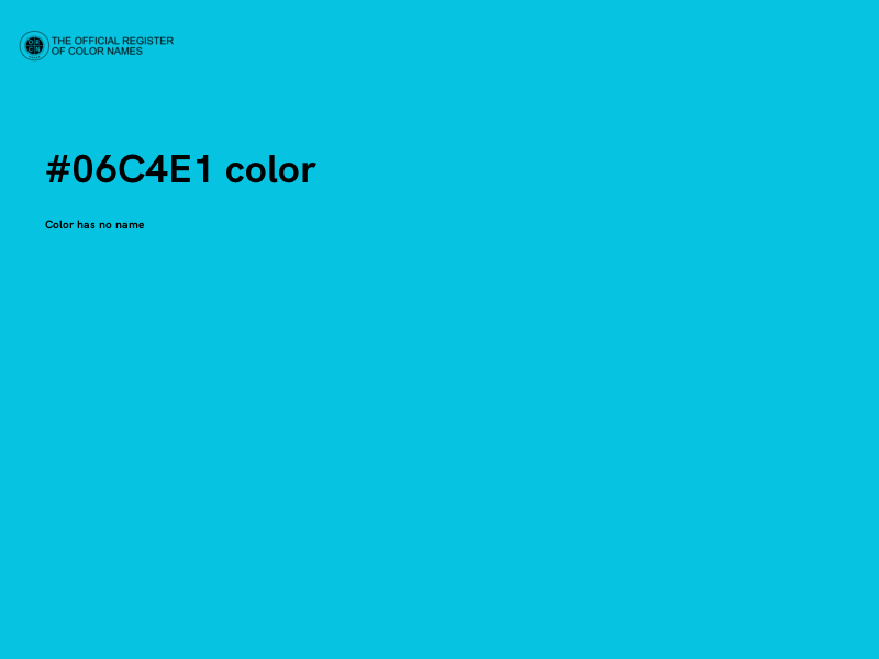 #06C4E1 color image
