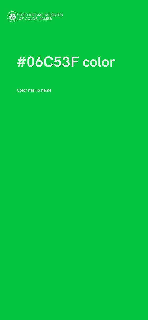 #06C53F color image