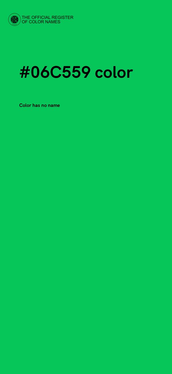 #06C559 color image