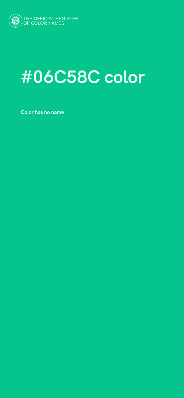 #06C58C color image