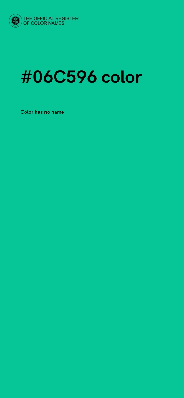 #06C596 color image