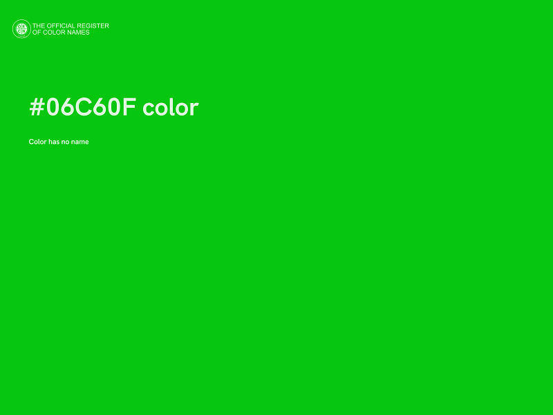 #06C60F color image