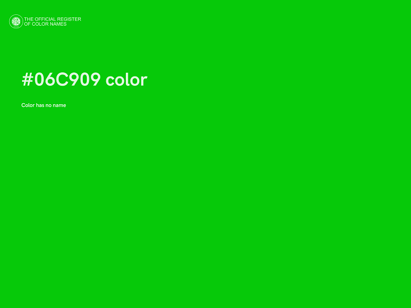 #06C909 color image