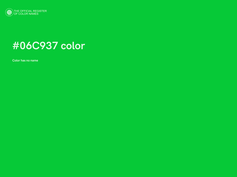 #06C937 color image