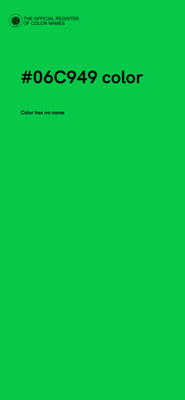 #06C949 color image