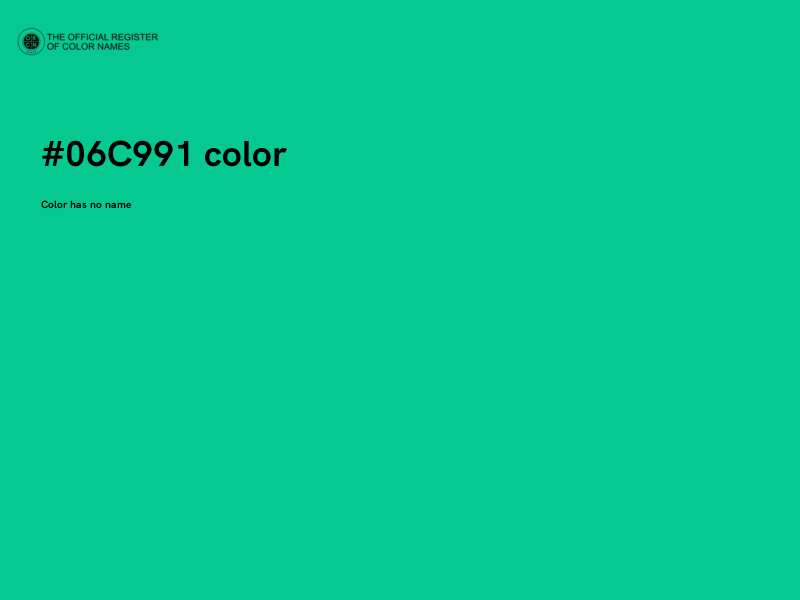 #06C991 color image