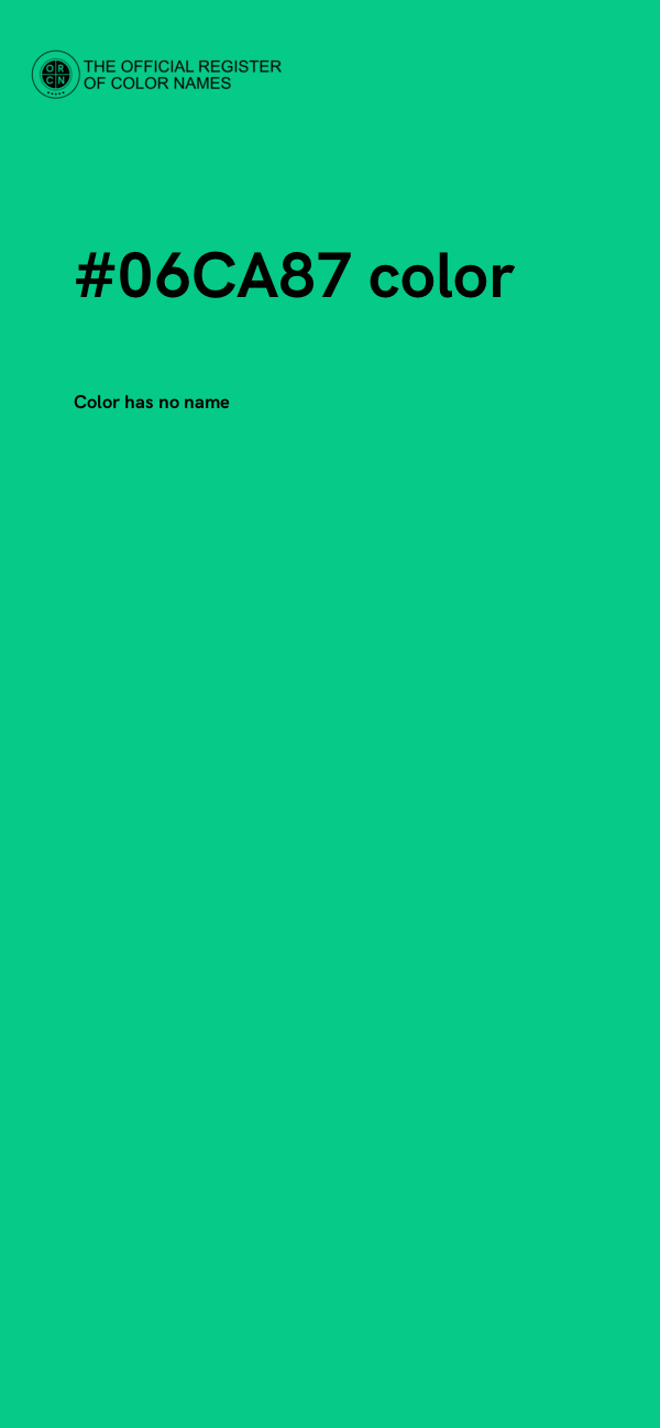 #06CA87 color image