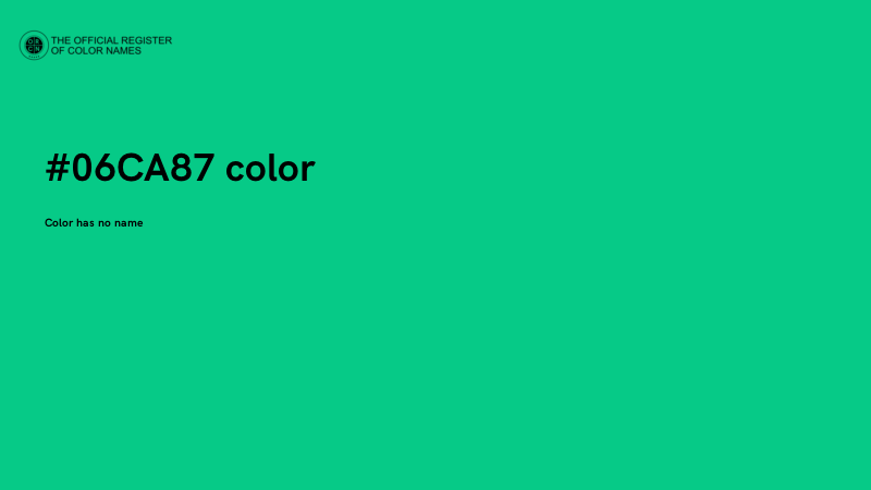 #06CA87 color image