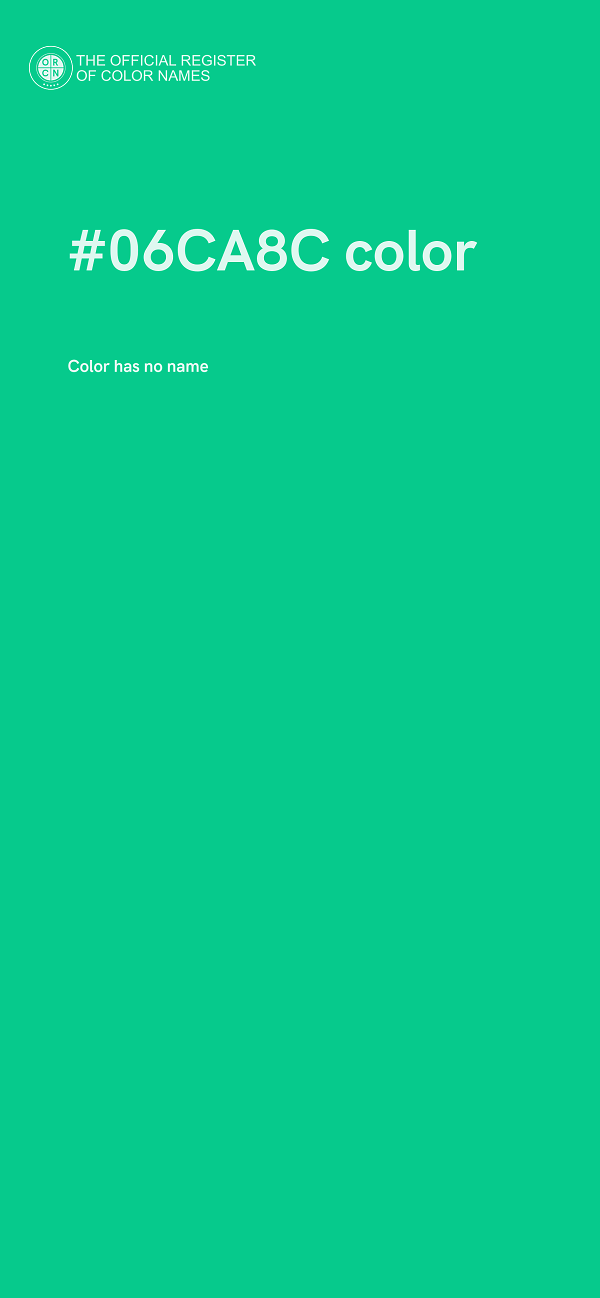 #06CA8C color image
