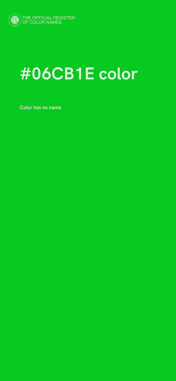 #06CB1E color image