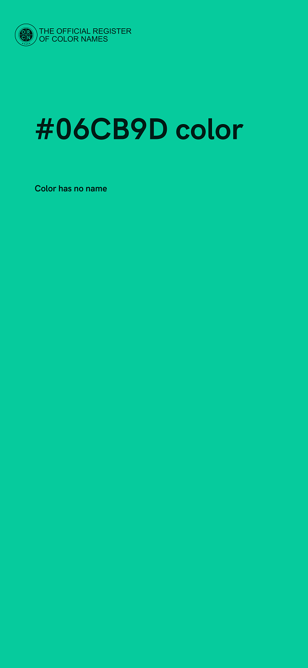 #06CB9D color image