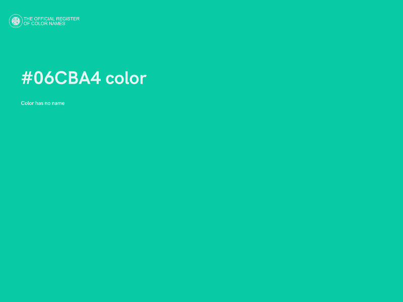 #06CBA4 color image