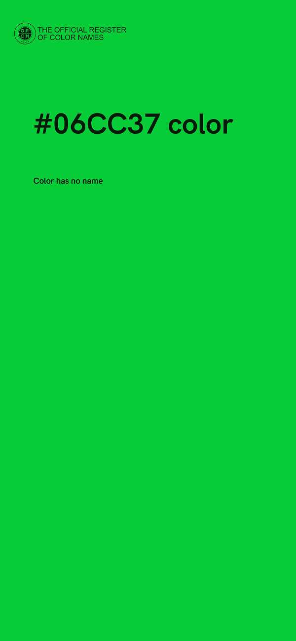 #06CC37 color image