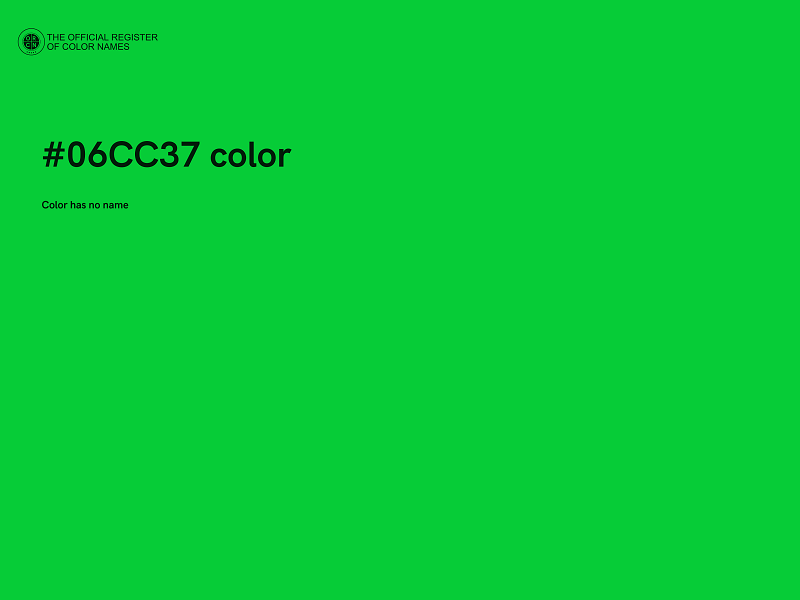 #06CC37 color image
