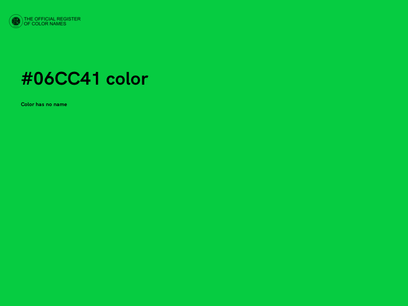 #06CC41 color image