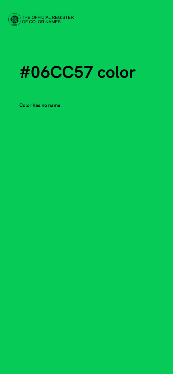 #06CC57 color image
