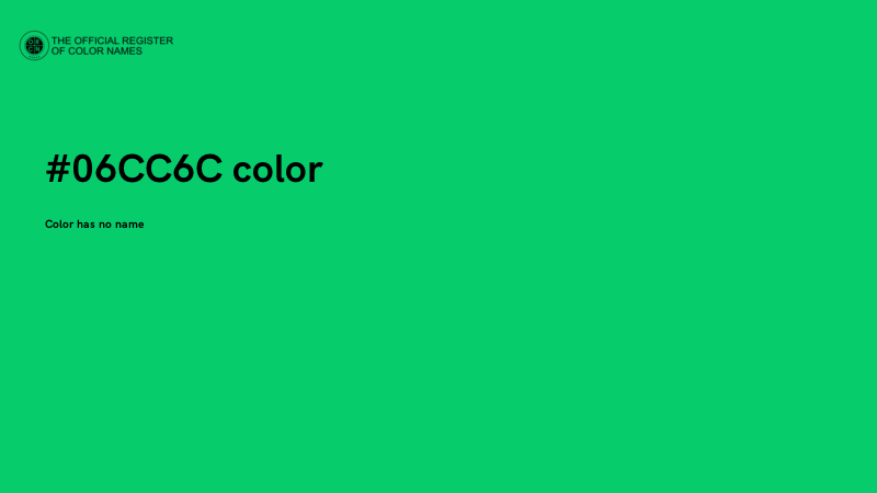 #06CC6C color image