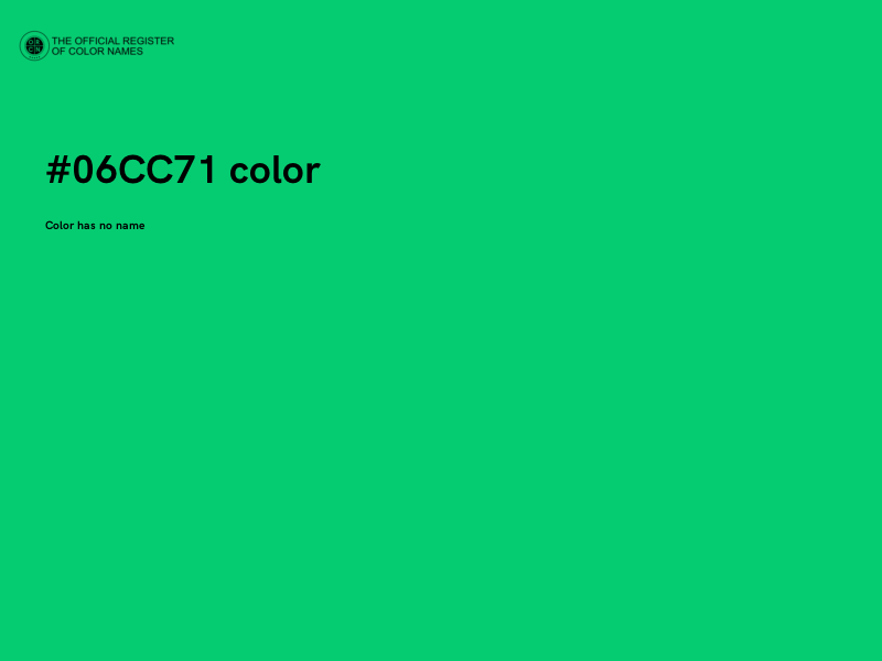 #06CC71 color image