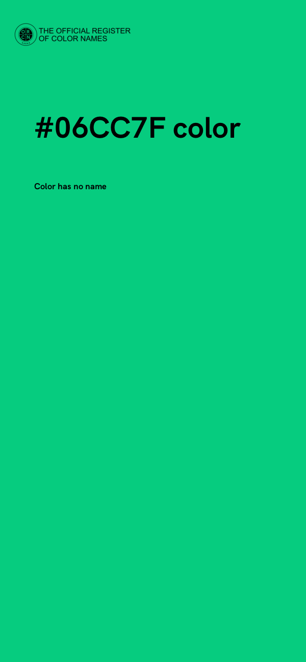 #06CC7F color image