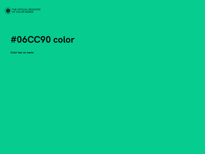 #06CC90 color image