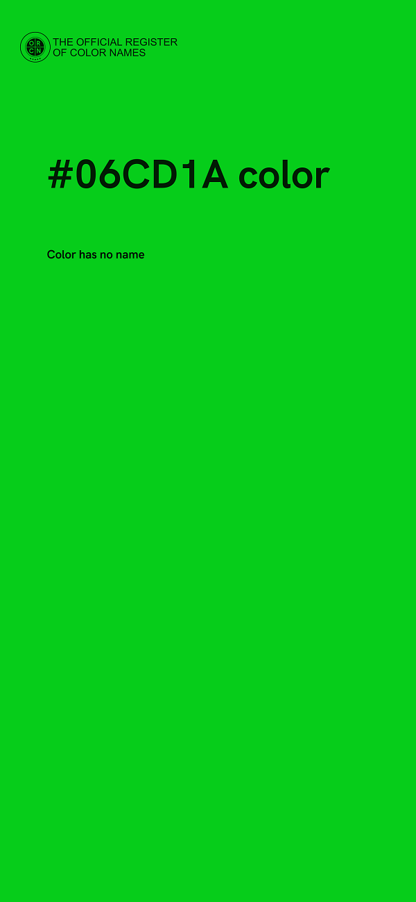 #06CD1A color image