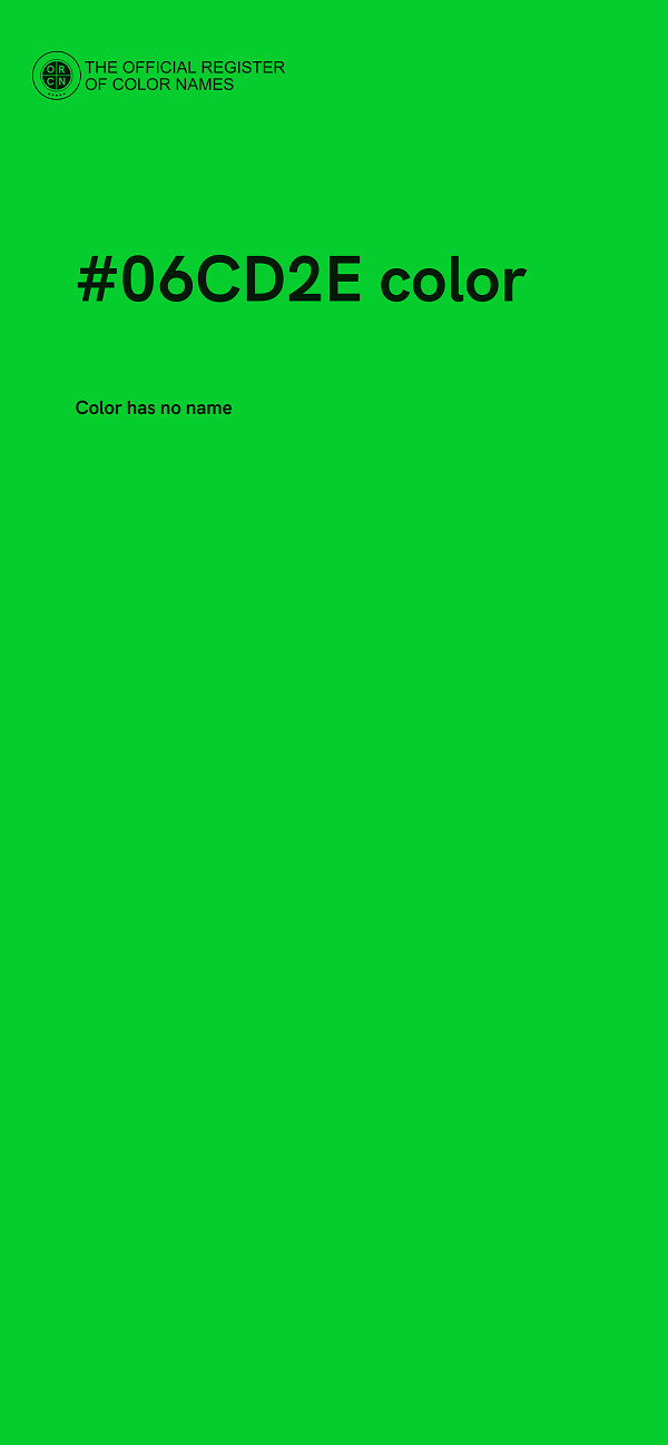 #06CD2E color image