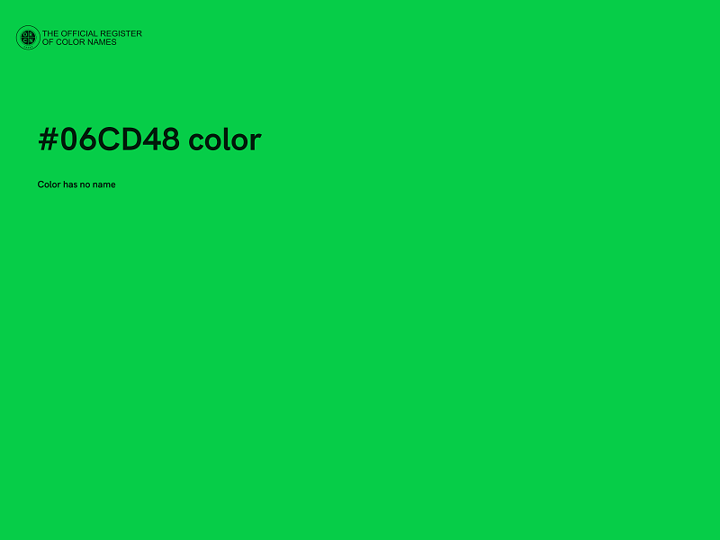 #06CD48 color image