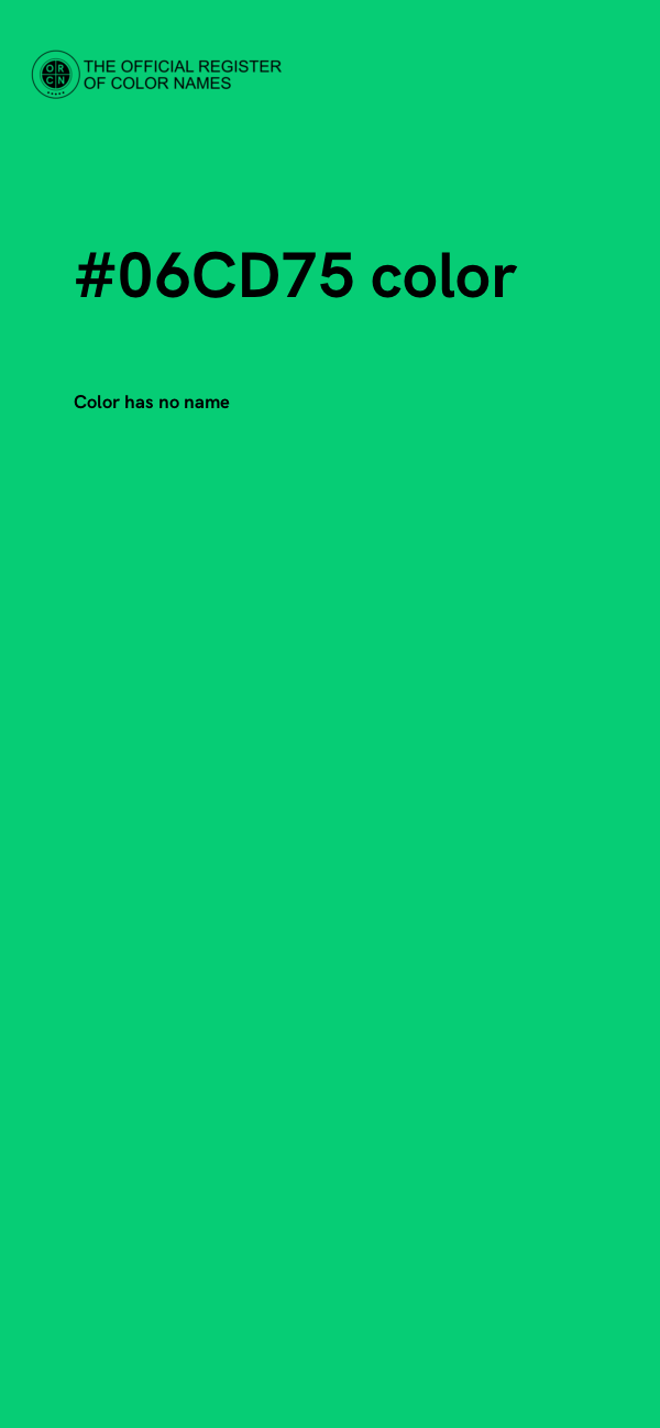 #06CD75 color image
