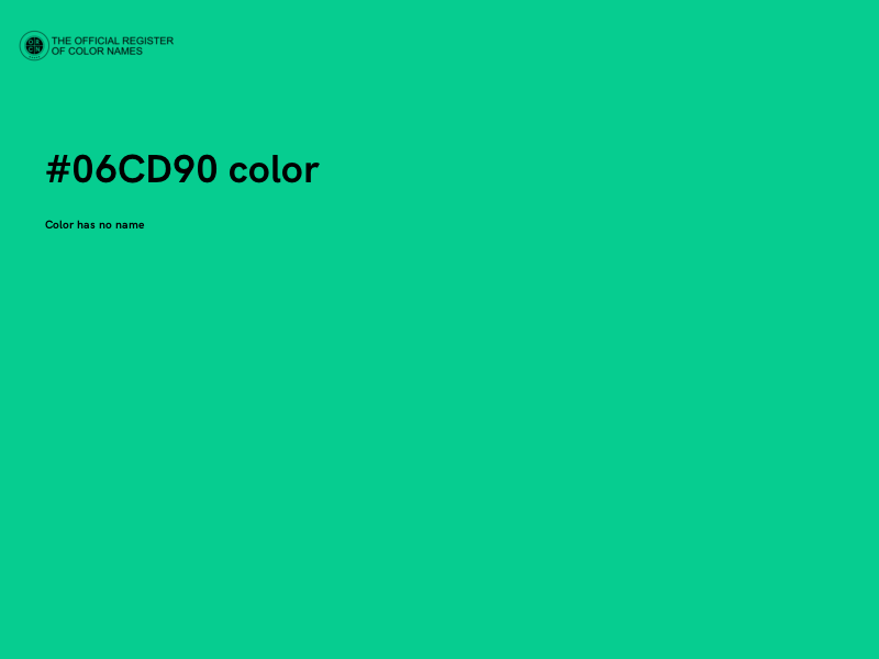 #06CD90 color image