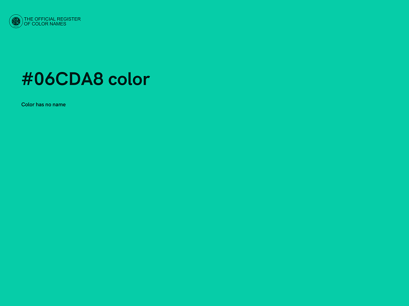 #06CDA8 color image