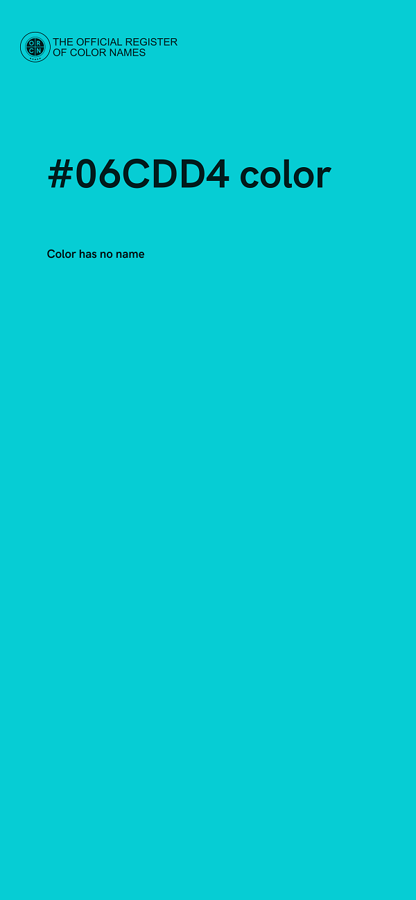 #06CDD4 color image