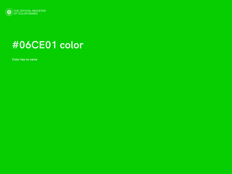 #06CE01 color image