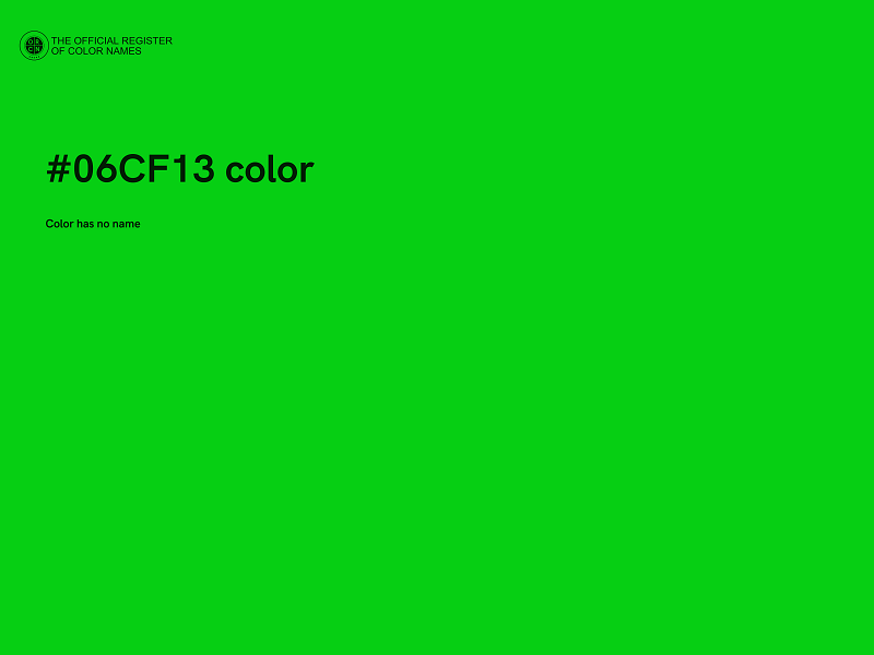 #06CF13 color image